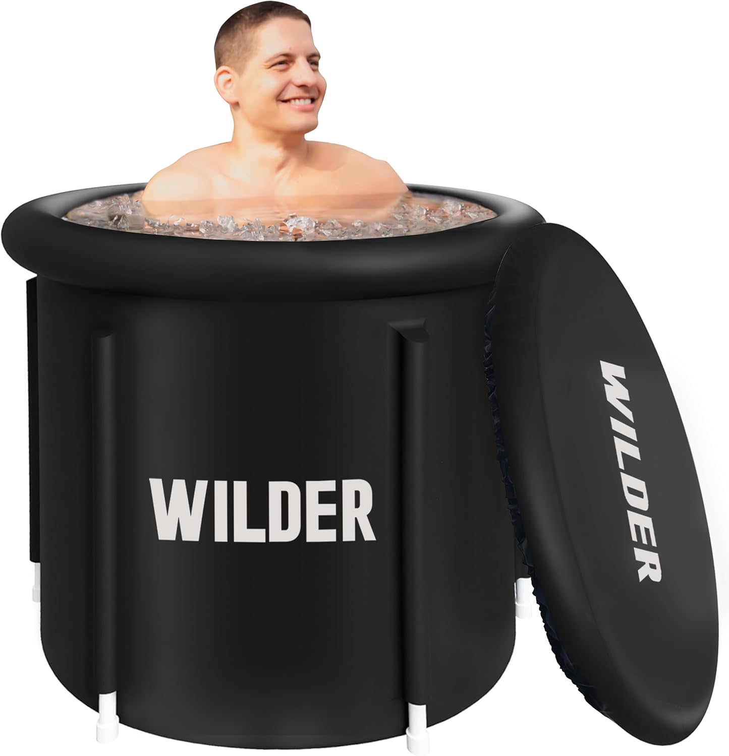 Wilder XL Cold Plunge Tub – 86 Gallon Triple-Insulated Portable Ice Bath for Recovery